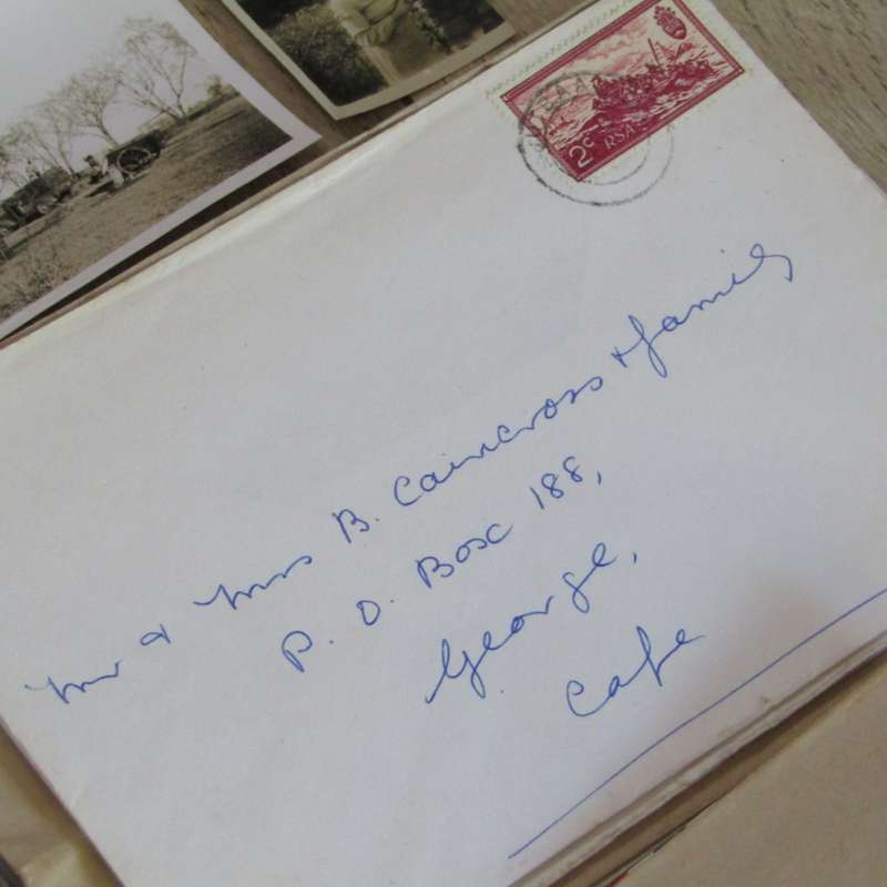 Lot of 255 postal history letters of the Cairncross family