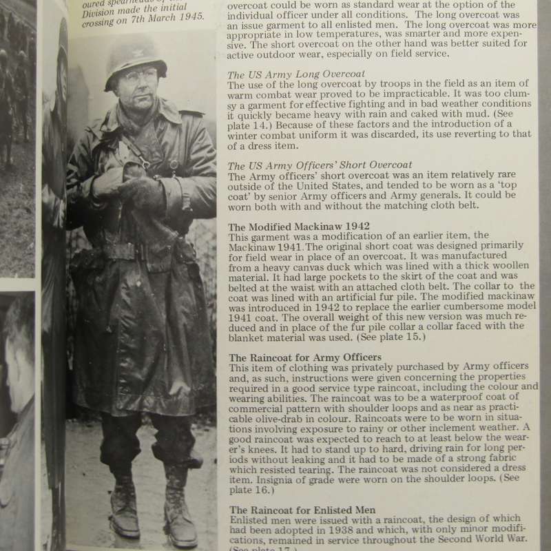 United States Infantry Europe 1942-45 by Howard P. Davies key Uniform guide