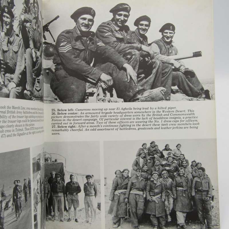 British 8th Army North Africa 1940-43 key Uniform guide