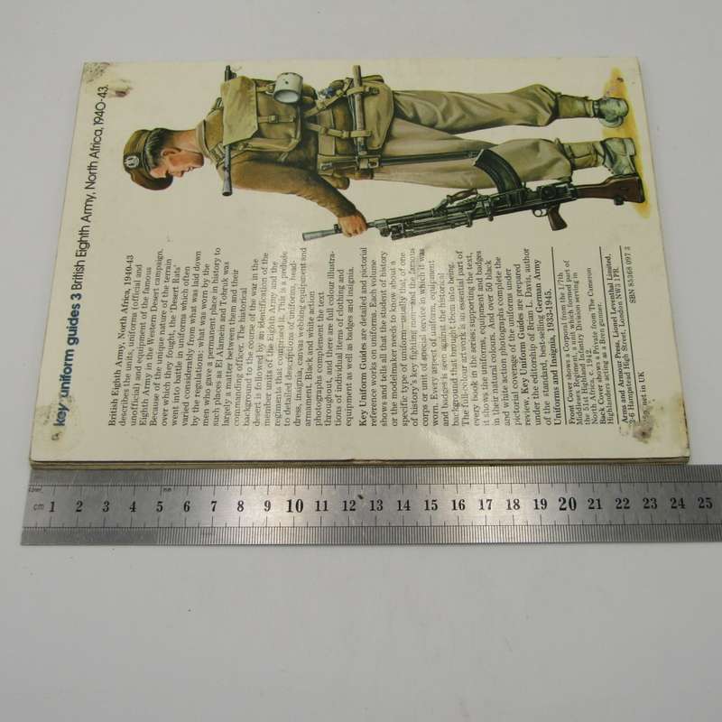British 8th Army North Africa 1940-43 key Uniform guide