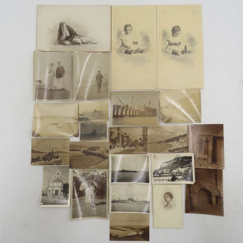 Lot of 22 Vintage antique photos - some dating back well over 100 years
