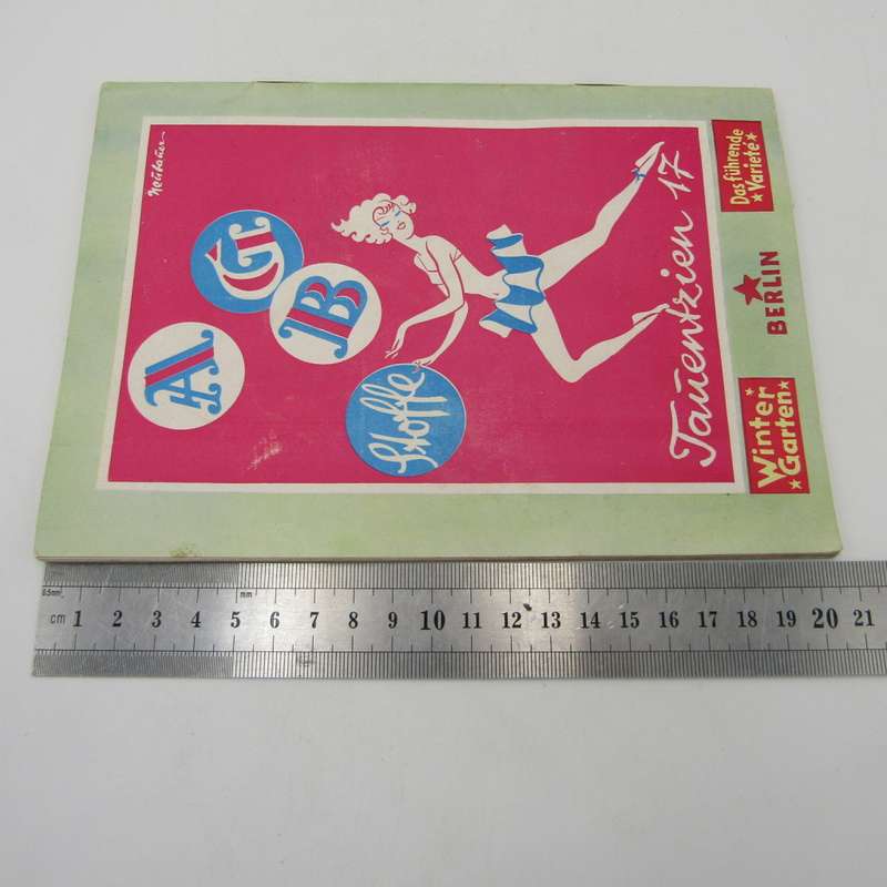 1938 Berlin Juni Magazin - Winter Garten - excellent condition
