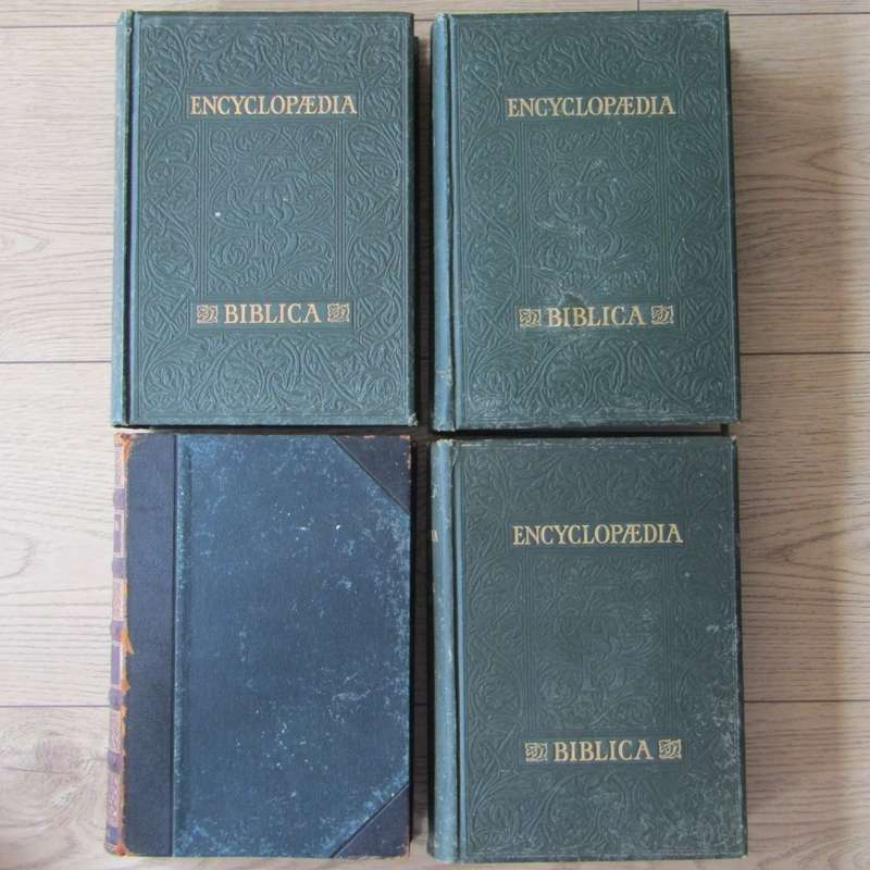 Lot of 4 Encyclopaedia Biblica books Vol 2 different edition