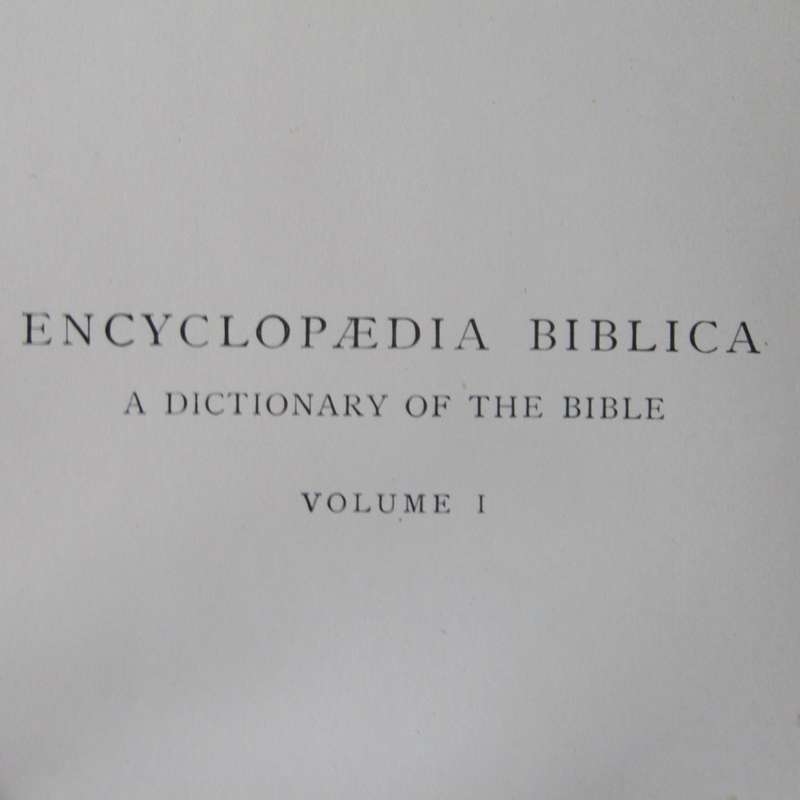 Lot of 4 Encyclopaedia Biblica books Vol 2 different edition