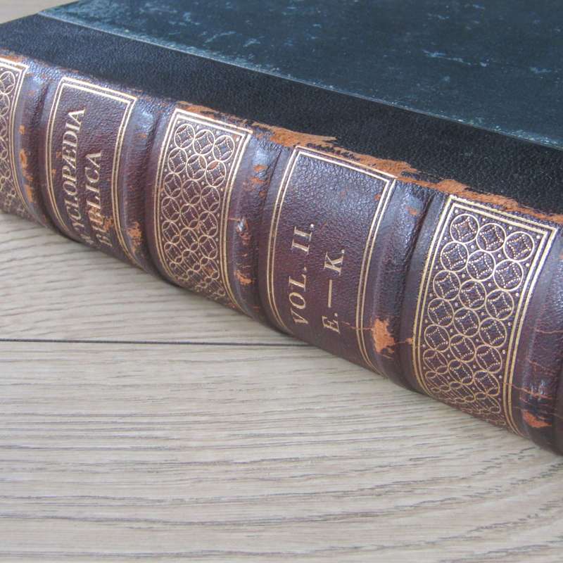 Lot of 4 Encyclopaedia Biblica books Vol 2 different edition