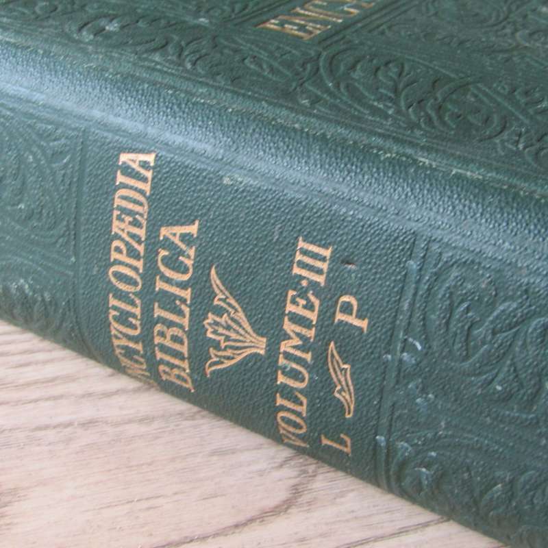 Lot of 4 Encyclopaedia Biblica books Vol 2 different edition