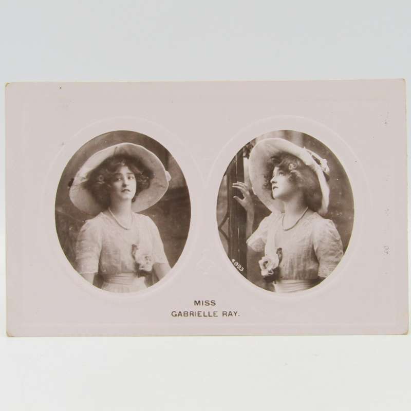 1911 Postcard - Miss Gabrielle Ray posted in Murraysburg Transvaal - with Transvaal 1d stamp