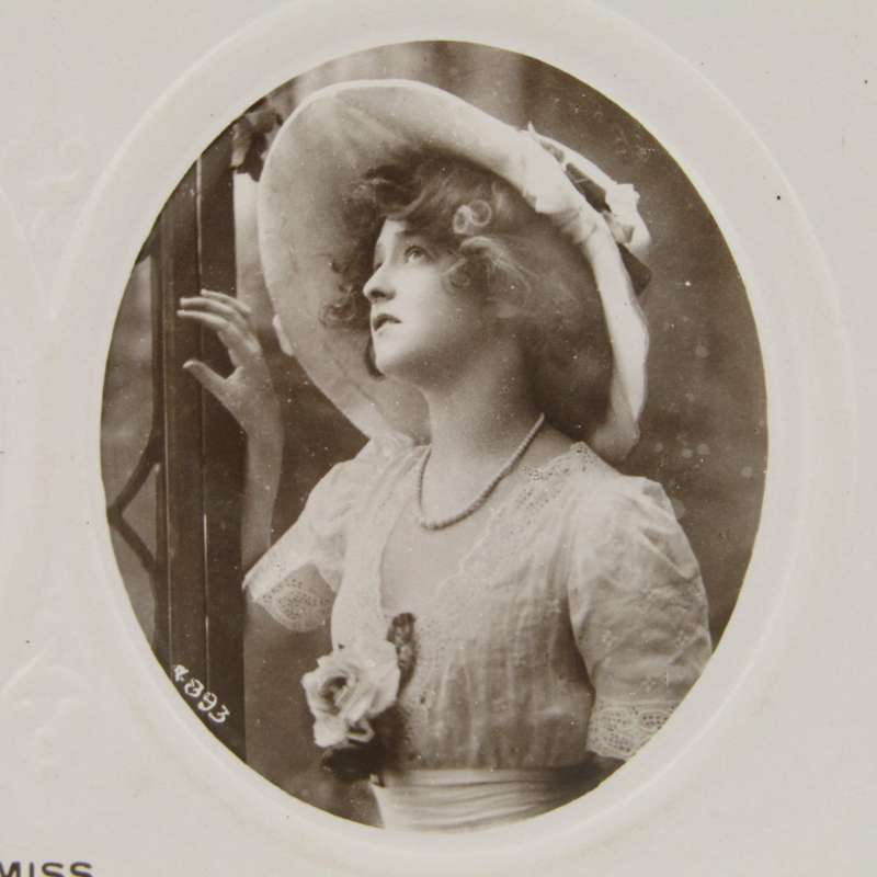 1911 Postcard - Miss Gabrielle Ray posted in Murraysburg Transvaal - with Transvaal 1d stamp