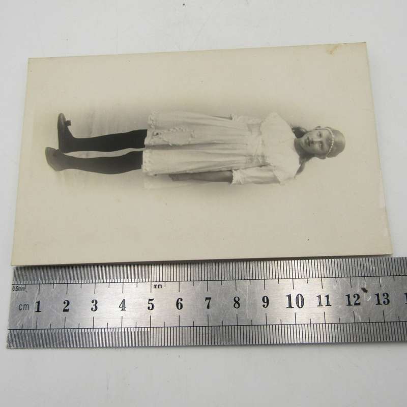 Antique photo postcard with girl simply identified as `Eileen`