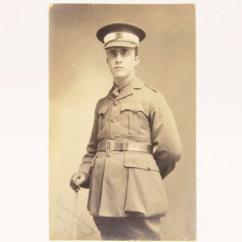 Antique postcard of WW1 soldier