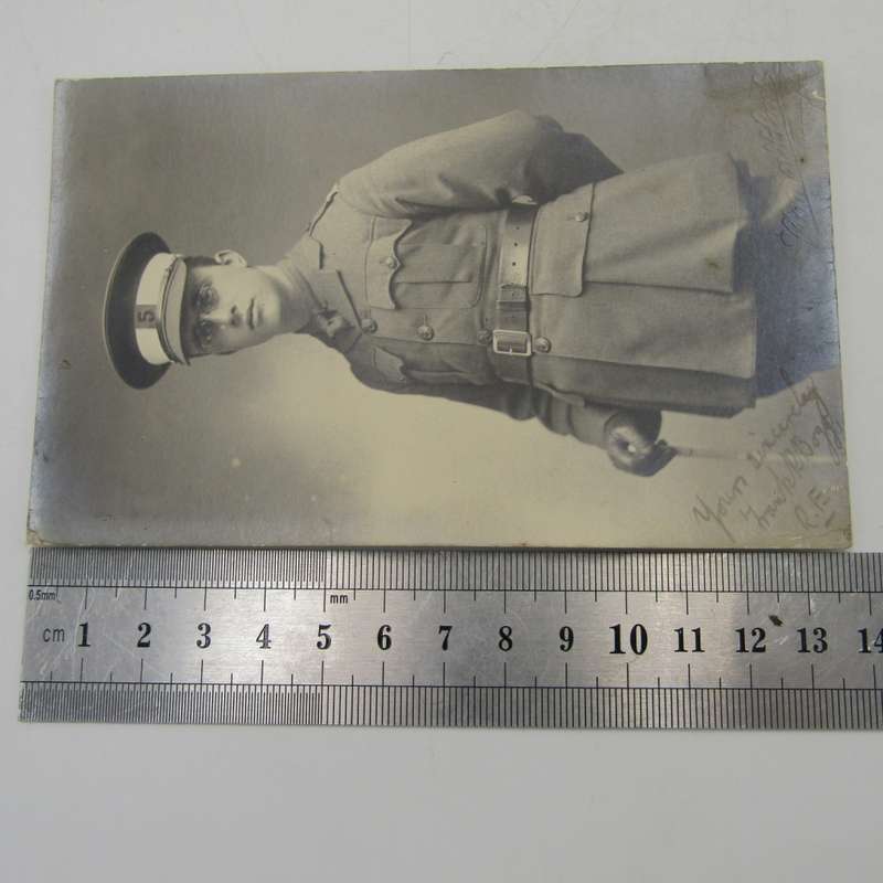 Antique postcard of WW1 soldier