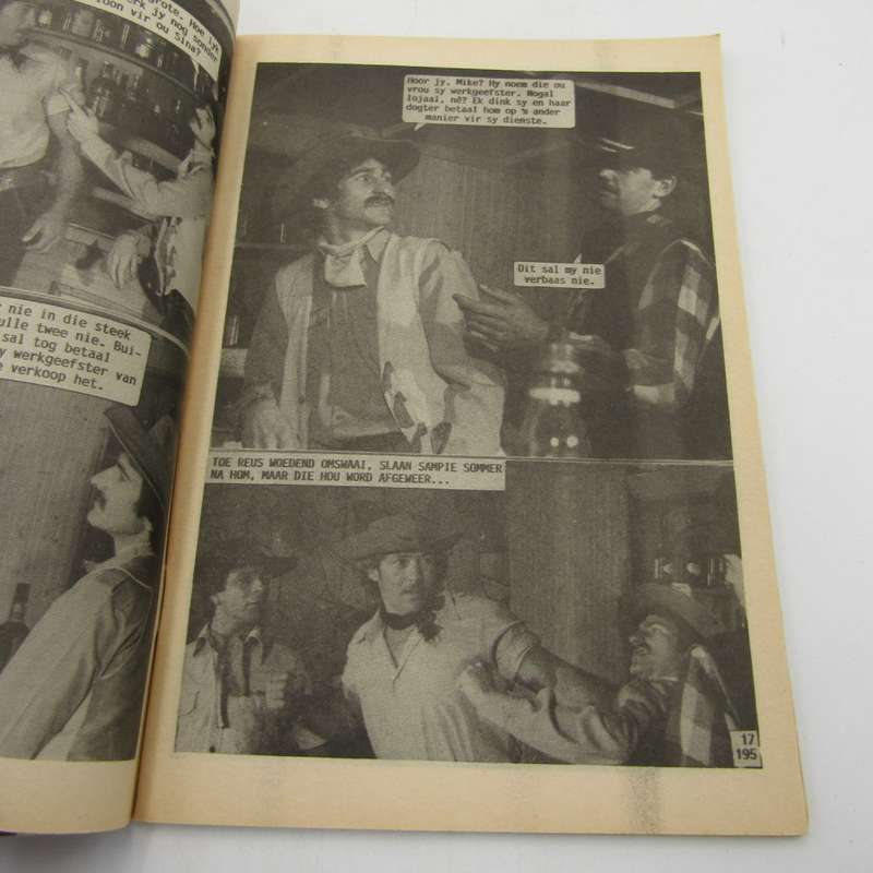 Afrikaans photo comic book - Die Swart Luiperd no 195 - Good condition