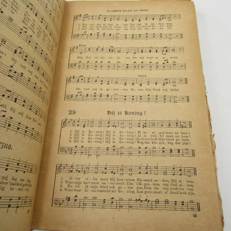 Halleluja Liederen song book - circalated 1904 - Dutch