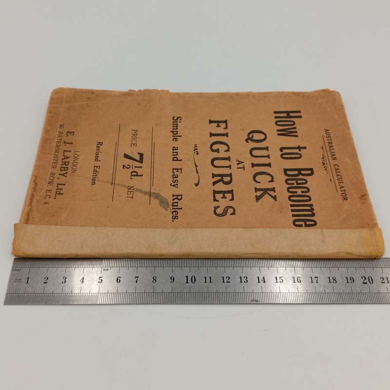 Vintage / Antique Lilliputian ready reckoner - EJ LARBY LTD