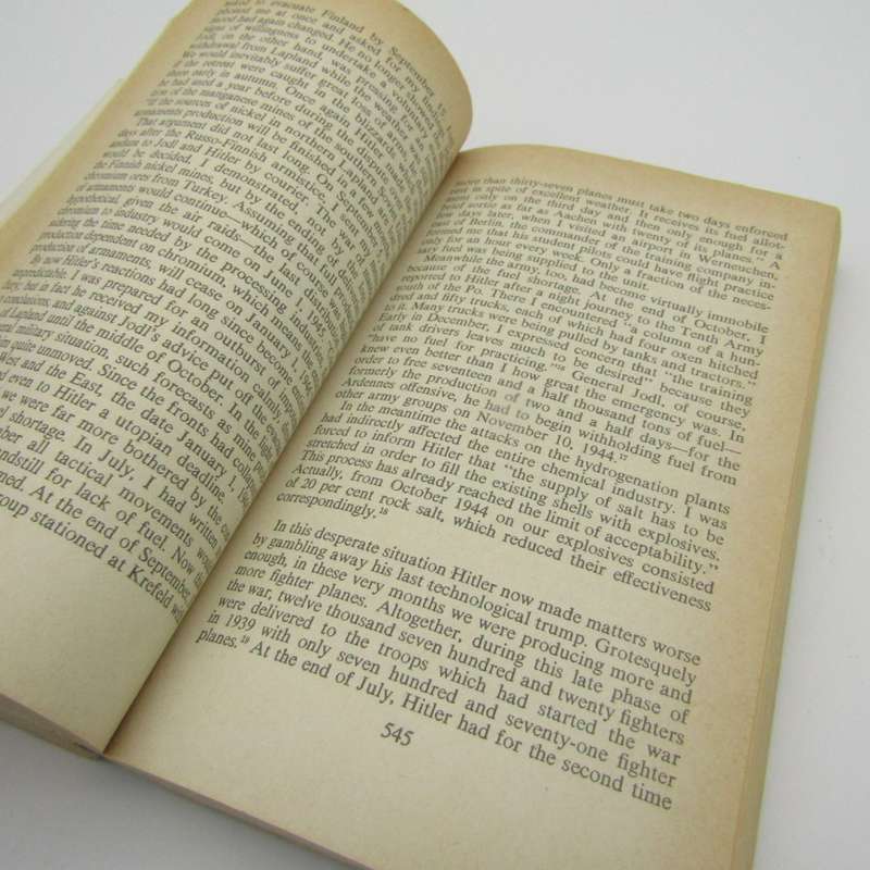 Inside the Third Reich by Albert Speer