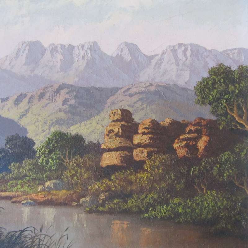 Victor Visser painting - 46cm x 38cm