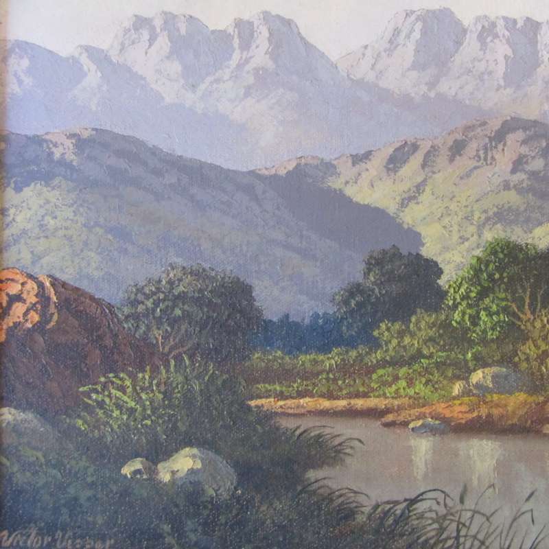 Victor Visser painting - 46cm x 38cm