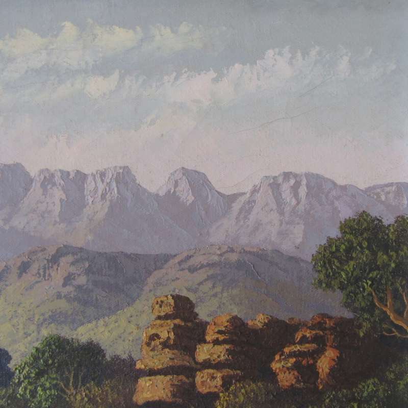 Victor Visser painting - 46cm x 38cm