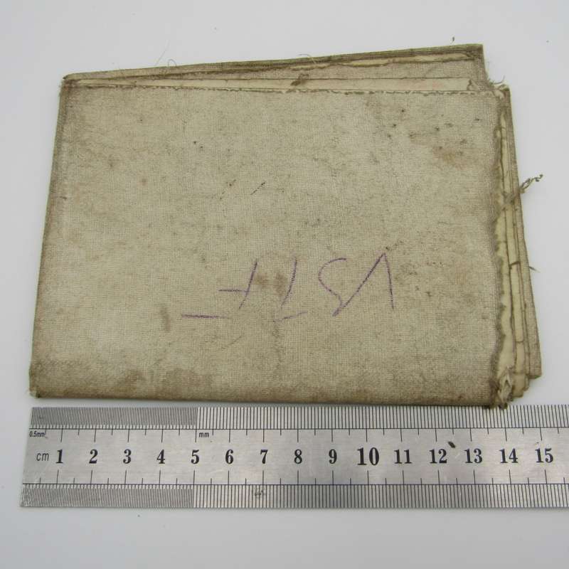 WW1 Trench Map on material - used by 42nd Infantry Brigade Feb 1916 - Boesinghe area
