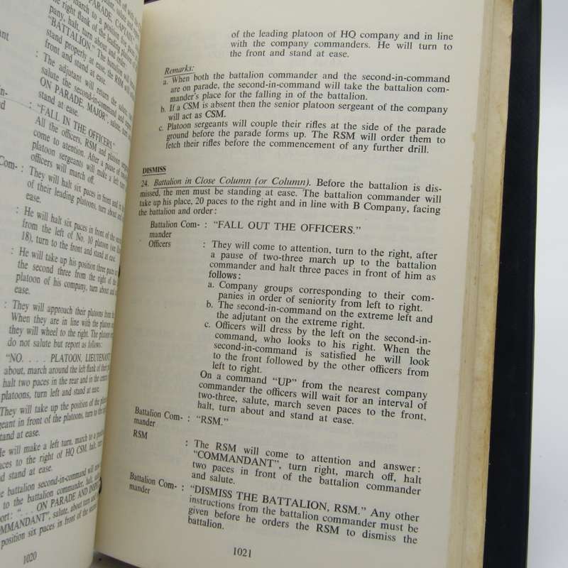 SADF Bush War period Drill manual