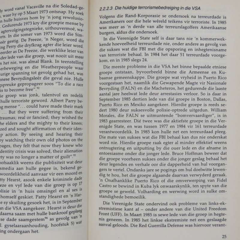Terrorisme - Die Feite deur R.J Greyling