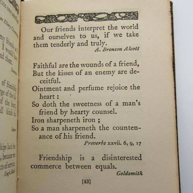 Golden Link of Friendship antique booklet