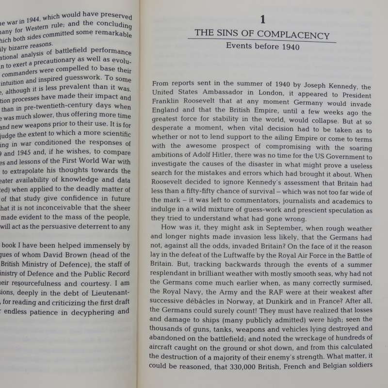 Military Errors of World War two by Kenneth Macksey - Cassell collection