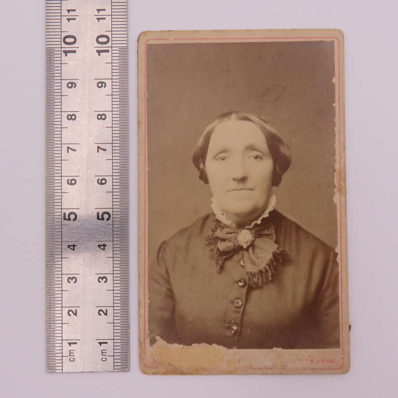 Antique photo inscribed Grandmother Kottich on the back - German origin