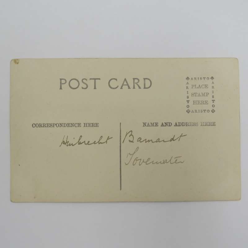 Vintage postcard 1930`s of 3 children from the Barnardt family - probably Uniondale area