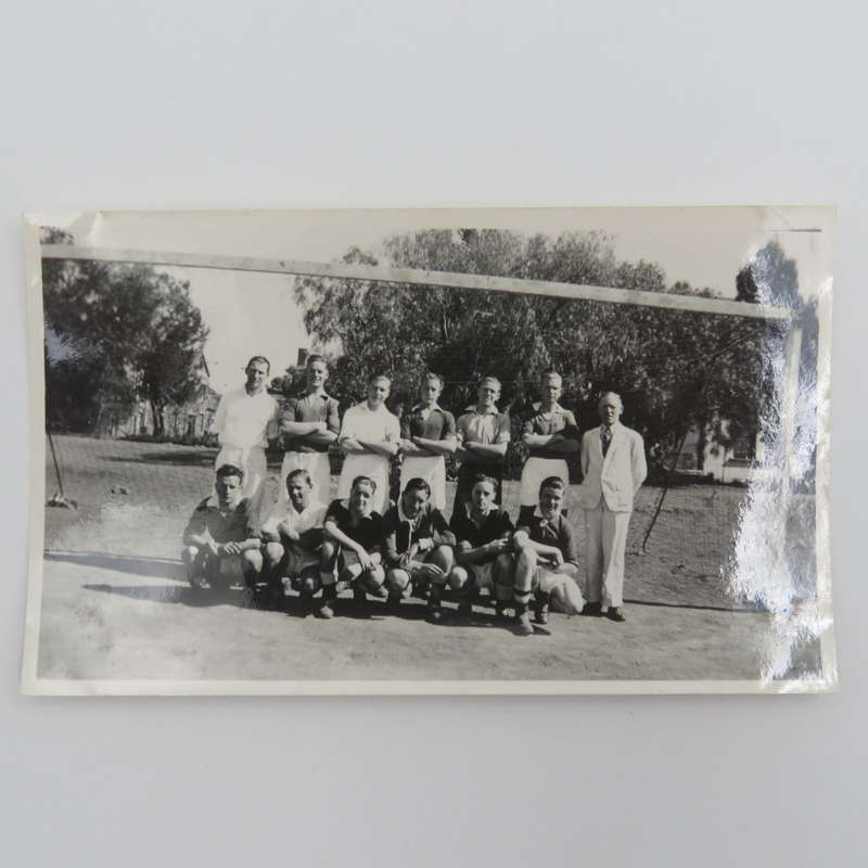 1935 photo of the Ramblers soccer club team
