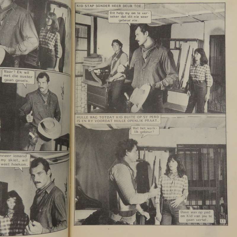 Kid die swerwer no 164 (Kid no 2) Afrikaans photo comic book