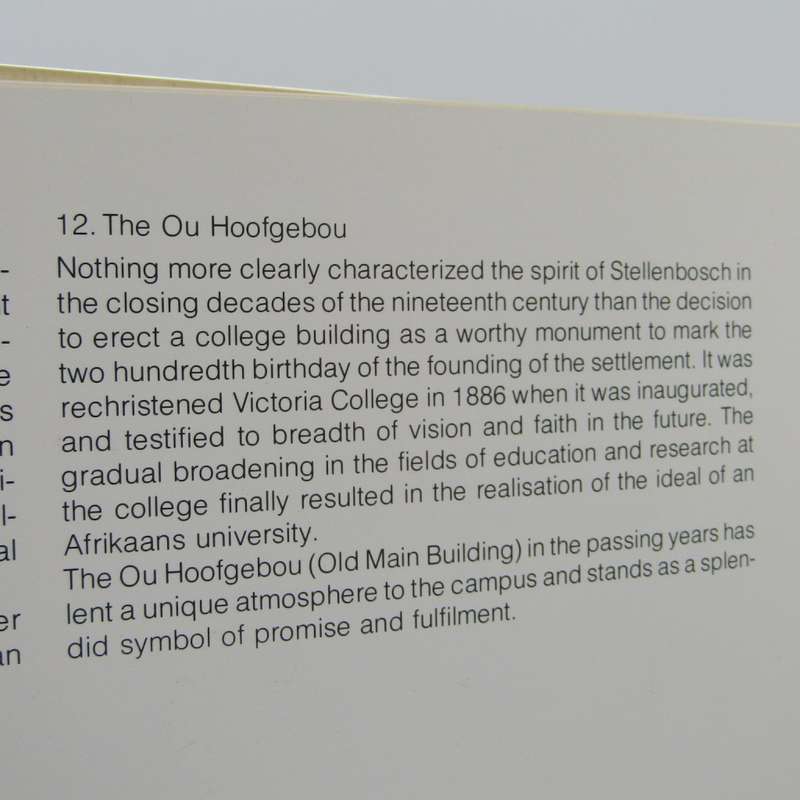 Eikestad - A collection of pen and wash drawings of Stellenbosch by Cora Coetzee