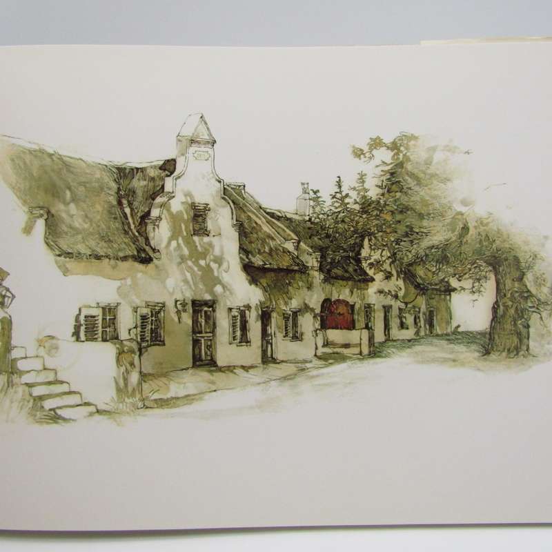 Eikestad - A collection of pen and wash drawings of Stellenbosch by Cora Coetzee