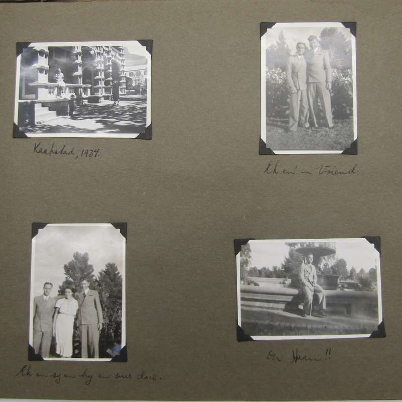 Album met meer as 70 fotos vanaf 1932 en aan - Families Barnardt, Kottich en ook fotos van Hasse
