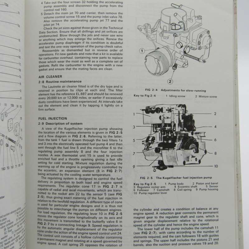 Autopress Ltd Peugeot 504 workshop manual for 1968-70 models