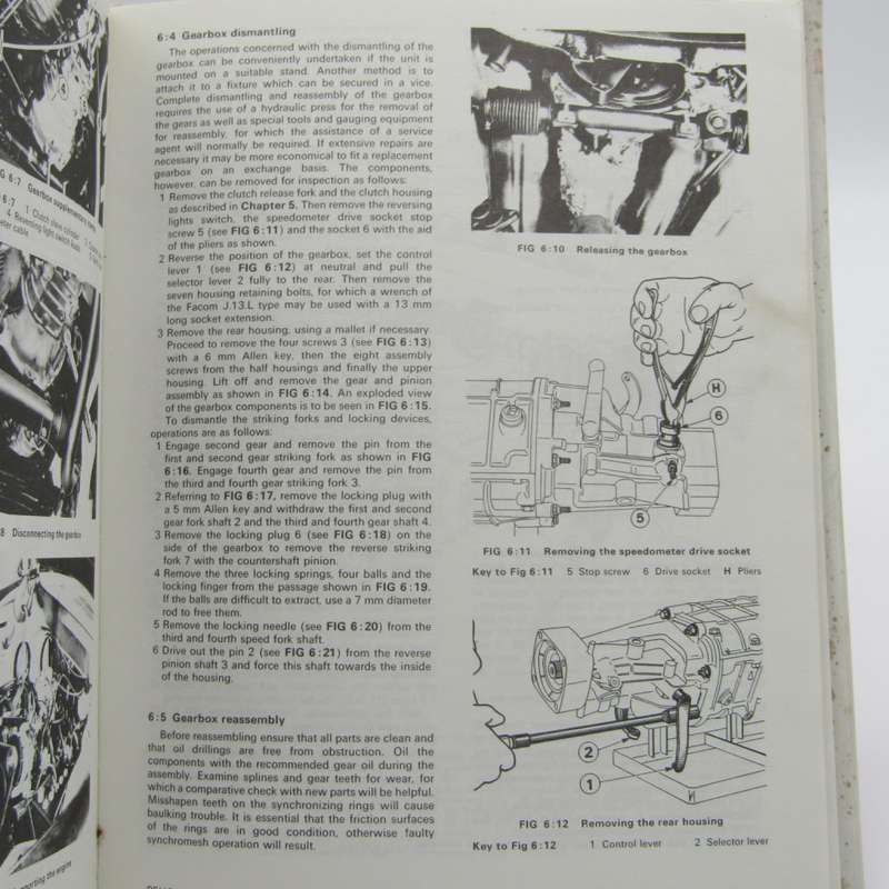 Autopress Ltd Peugeot 504 workshop manual for 1968-70 models