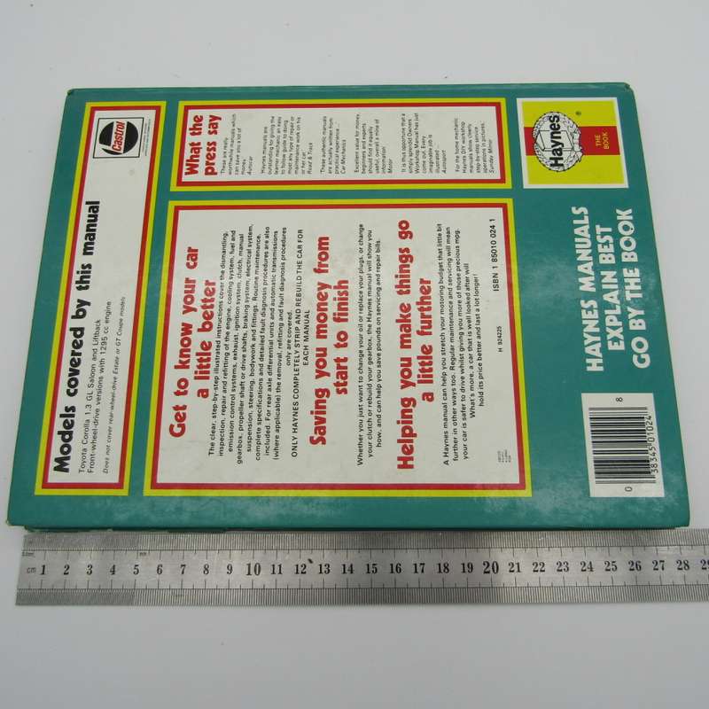 Haynes Toyota Carolla (FWD) Owners workshop manual - 1983 to 1984 models