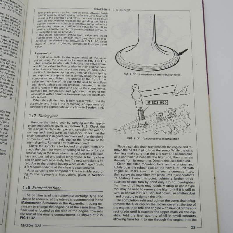 Autobooks Mazda New 323 Owners workshop manual for 1981-82 models