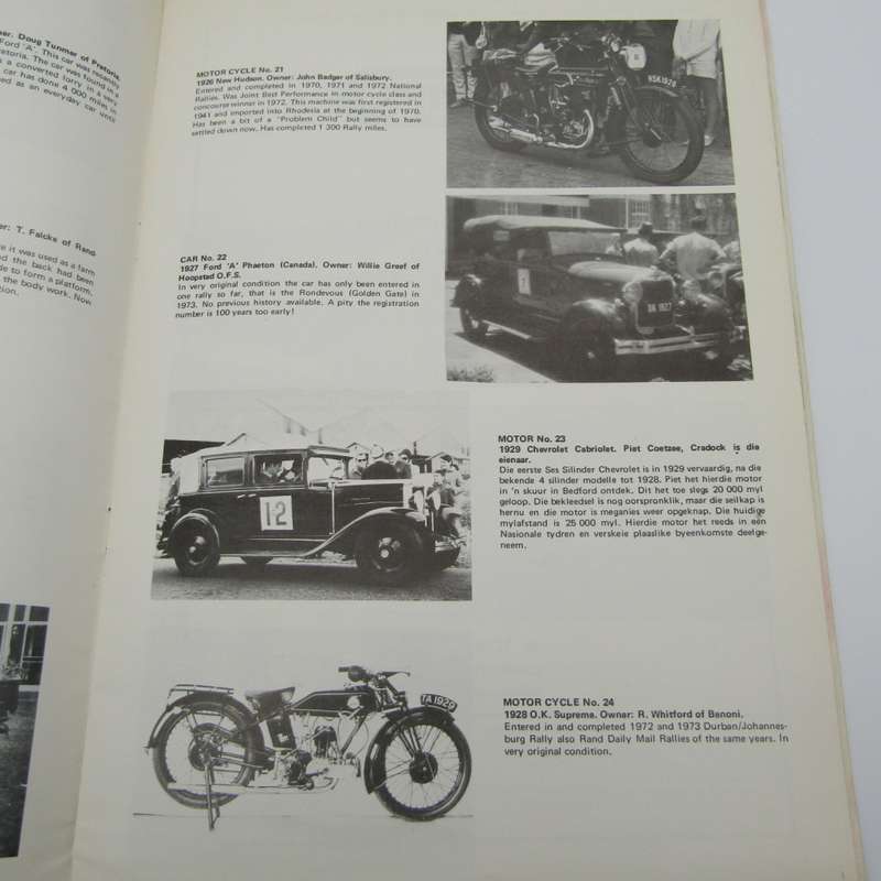 1973 Souvenir Programme for 18th National vintage and Veteran car rally