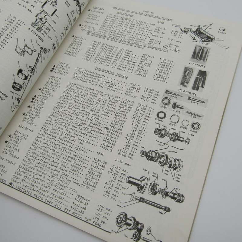 Ford Parts Obsolete 3 in 1 combined catalogue