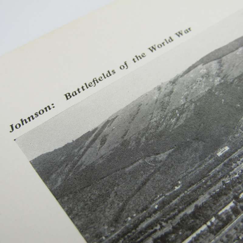 Johnson Battlefields of the world war plates set with 8 maps and 3 panoramic photos