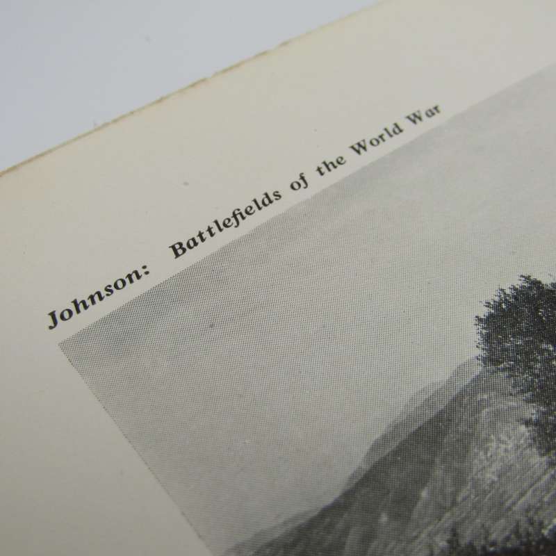 Johnson Battlefields of the world war plates set with 8 maps and 3 panoramic photos