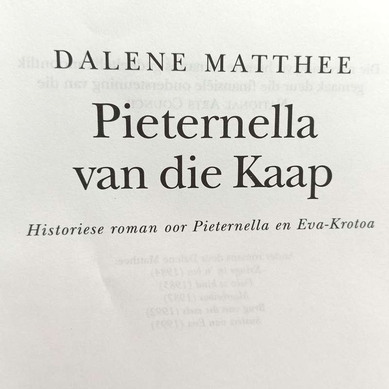 Pieternella van die Kaap deur Dalene Matthee