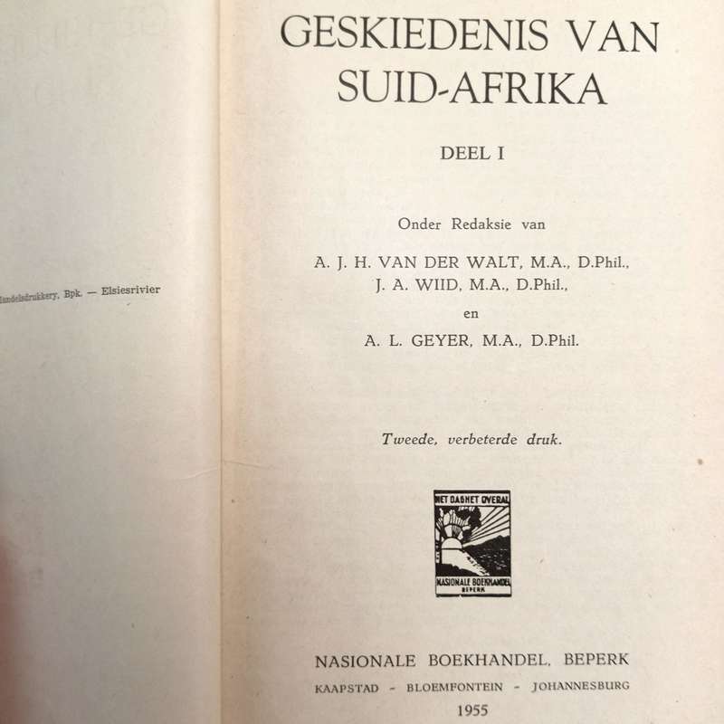 Geskiedenis van Suid - Afrika Deel 1 en Deel 2