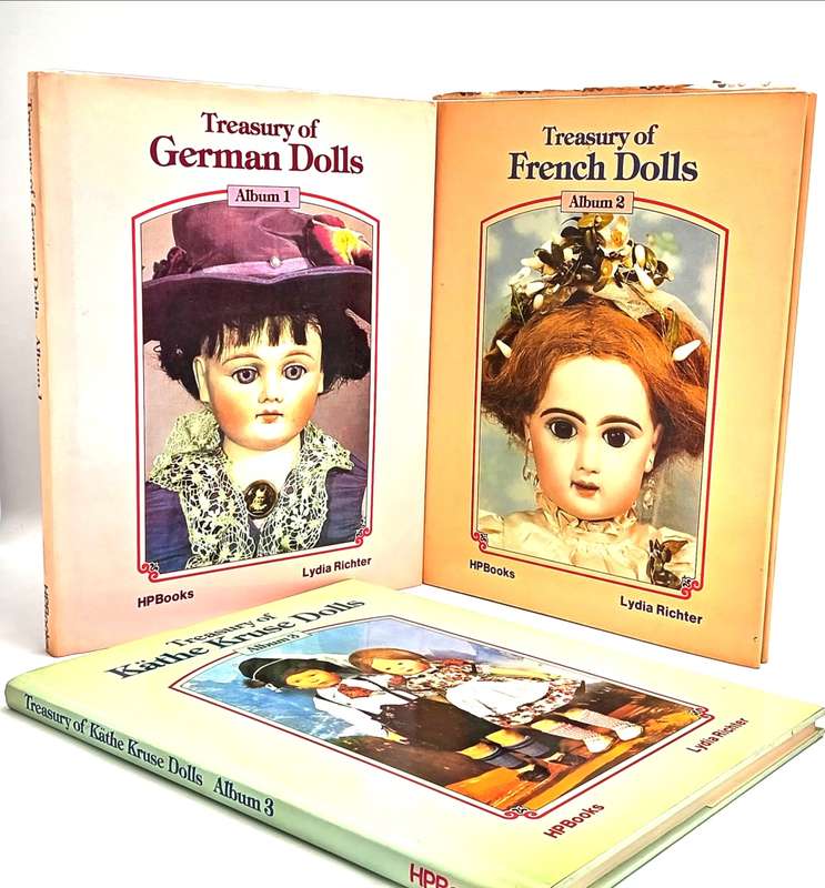 Set of 3 Treasury of Dolls books by Lydia Richter - Album 1,2 and 3