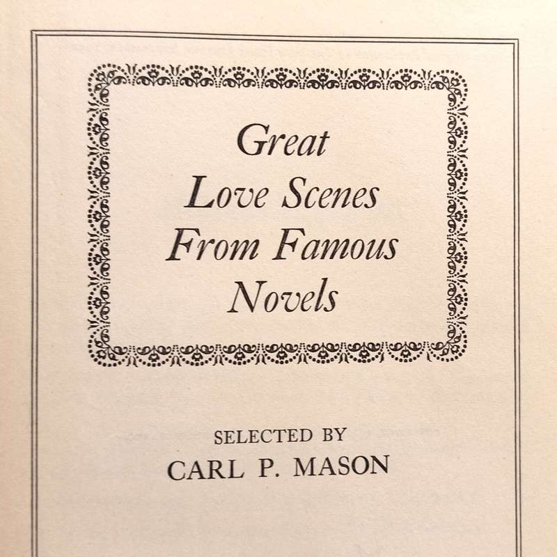 Great Love scenes from famous novels