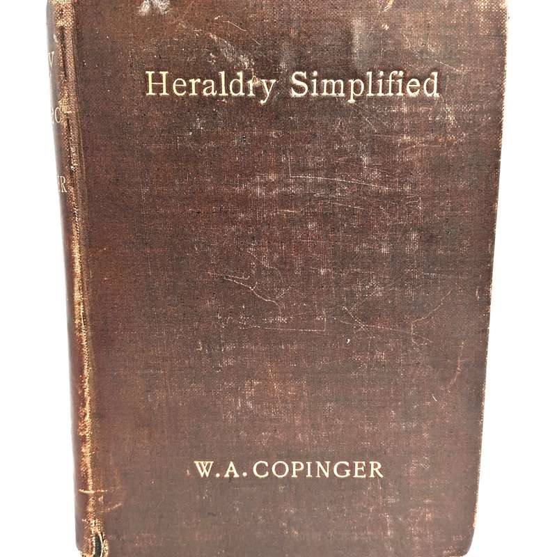1910 First edition Heraldry Simplified - 1910 edition