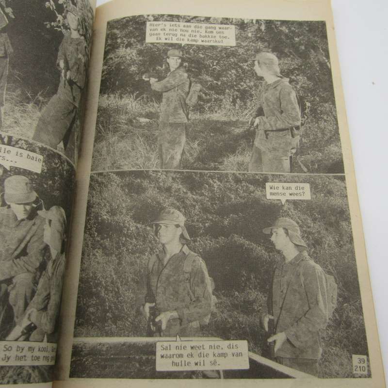 Afrikaans photo comic book - Rocco de Wet Grensvegter no 210