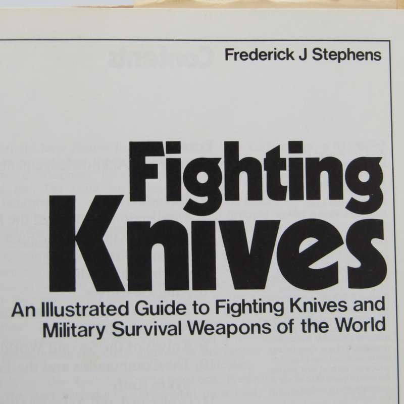 Fighting Knives by Frederick J Stephens