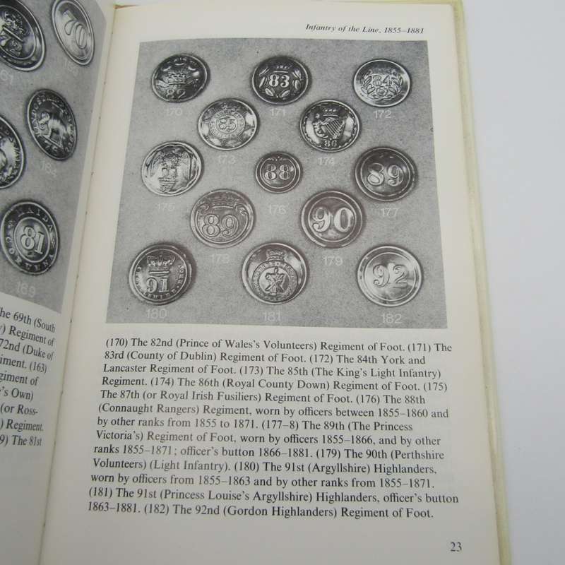 Buttons of the British Army 1855-1970 by Howard Ripley